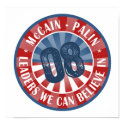 McCain Palin Leaders we can believe in posters by TeeShirtsTShirts McCain Palin Leaders we can believe in posters