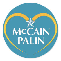 McCain Palin Logo stickers