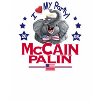 McCain Palin Love My Party t-shirts by GrandOldPartyGear McCain Palin Love My Party t-shirts