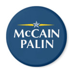MCCAIN PALIN FRIDGE MAGNET