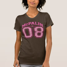 McCain + Palin = McPalin - camisa apenada vintage