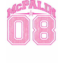 McCain + Palin = McPalin -Vintage Distressed Shirt