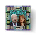 McCain/Palin Mosaic Square Button