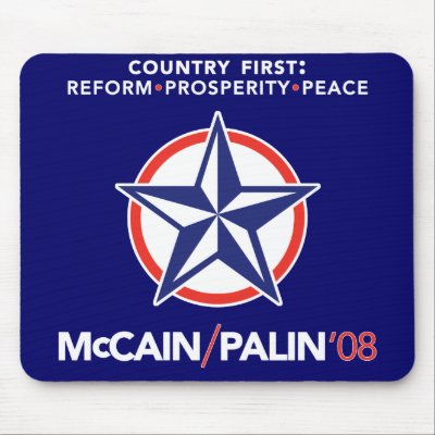 McCain-Palin Mousepad by eclontz