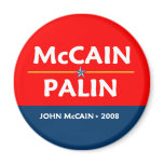 McCain Palin Pres VP Magnet