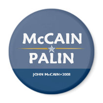 McCain Palin Pres VP Magnet
