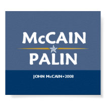 McCain Palin Pres VP Poster posters