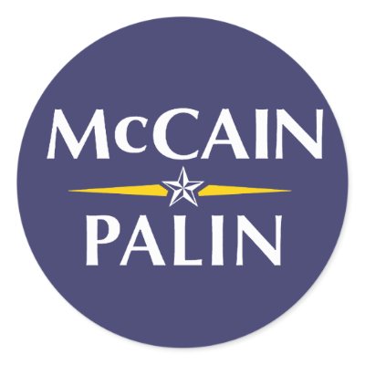 McCain/Palin Sticker by mccainshirts