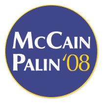 McCain-Palin Sticker by eclontz McCain-Palin Sticker