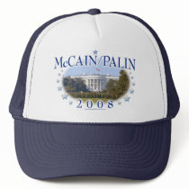 McCain Palin White House 2008 hats by GrandOldPartyGear McCain Palin White House 2008 hats