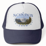 McCain Palin White House 2008 hats