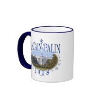 McCain Palin White House 2008 mugs by Women4Palin McCain Palin White House 2008 mugs