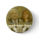 McCain / Palin White House Button