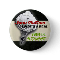 McCain Parachuting Button