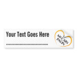 McCain Paulin Logo, Customisable text Bumper Sticker