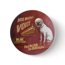 McCain Pet Dog Button