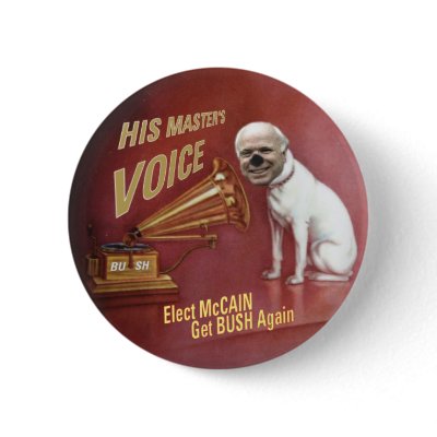 McCain Pet Dog Button by elfyboy