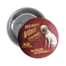 McCain Pet Dog Button