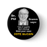 McCain/ Phil Gramm Button