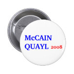 McCAIN QUAYL 2008 Button