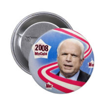 McCain Rainbow Button