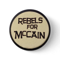 McCain Rebels Button by elfyboy McCain Rebels Button