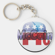 McCain Republican Design Key Chain