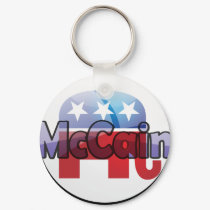 McCain Republican Design keychains by candid8s McCain Republican Design keychains