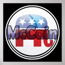 McCain Republican Design Posters