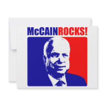 McCain Rocks! Personalized Announcement