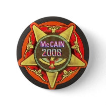 McCain sheriff badge Button