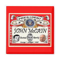 McCain Square Magnet