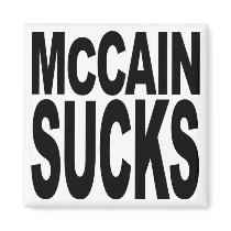 McCain Sucks Magnet