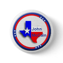 McCain TEXAS Button