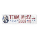 McCain Textured Bumper Sticker bumper stickers by GrandOldPartyGear McCain Textured Bumper Sticker bumper stickers