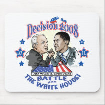 McCain vs Obama 2008 mousepads