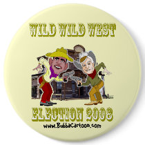 McCain vs Obama Button - Customized by BubbaCartoon McCain vs Obama Button - Customized