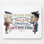 McCain vs Obama Duel Mouse Mats
