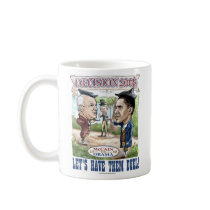 McCain vs Obama Duel mugs by Election2008Gear McCain vs Obama Duel mugs