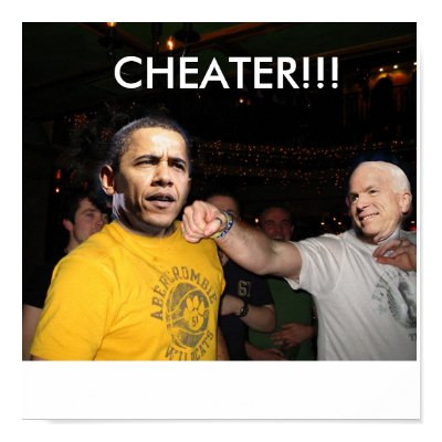 McCain Vs. Obama Posters by Blackdeath610