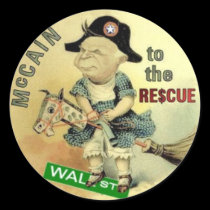 McCain Wall Street Stickers by elfyboy McCain Wall Street Stickers