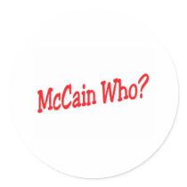 McCain Who Stickers