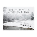 McCall Creek - Winter Snow - Lucien, Mississippi Postcard