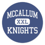 McCallum - Knights - High School - Austin Texas Sticker