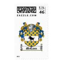 McCann Family Crest postage by coatsofarms McCann Family Crest postage