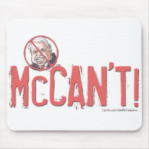 McCan't mousepads by AntiMcCainGear McCan't mousepads