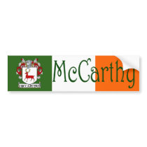 McCarthy Coat of Arms Flag Bumper Sticker