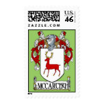 McCarthy Coat of Arms Postage Stamps