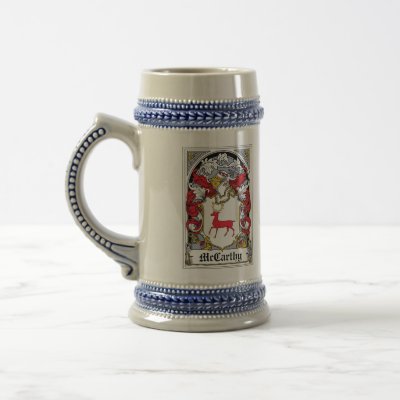 McCarthy Family Crest Coffee Mugs by coatsofarms