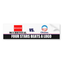 McChrystal vs. Obama Bumper Stickers